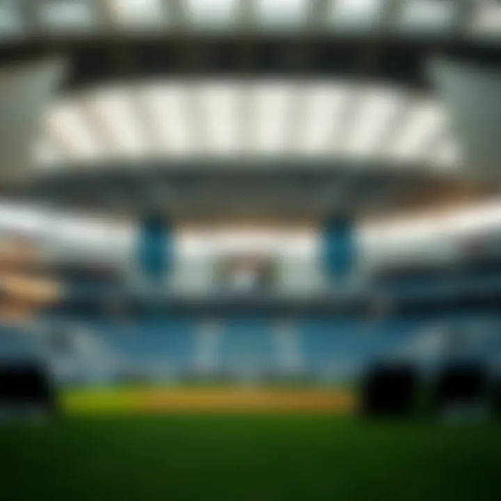 Interior view highlighting the modern facilities of the stadium