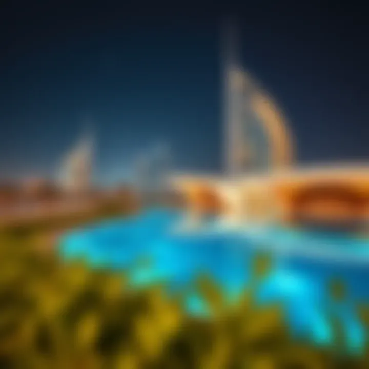 Panoramic view of Silicon Oasis showcasing its innovative architecture