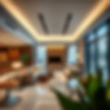 Luxurious interior showcasing property options