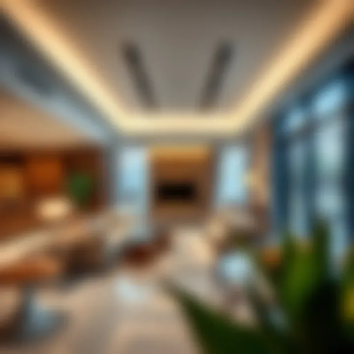 Luxurious interior showcasing property options