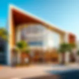 Modern architectural design of Sobha Hartland Sales Center