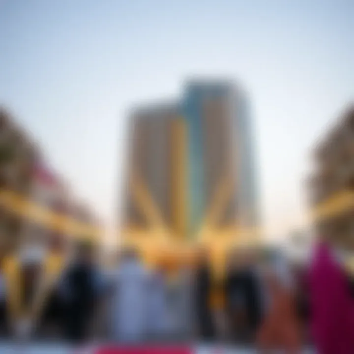 Developers celebrating their award for a remarkable project