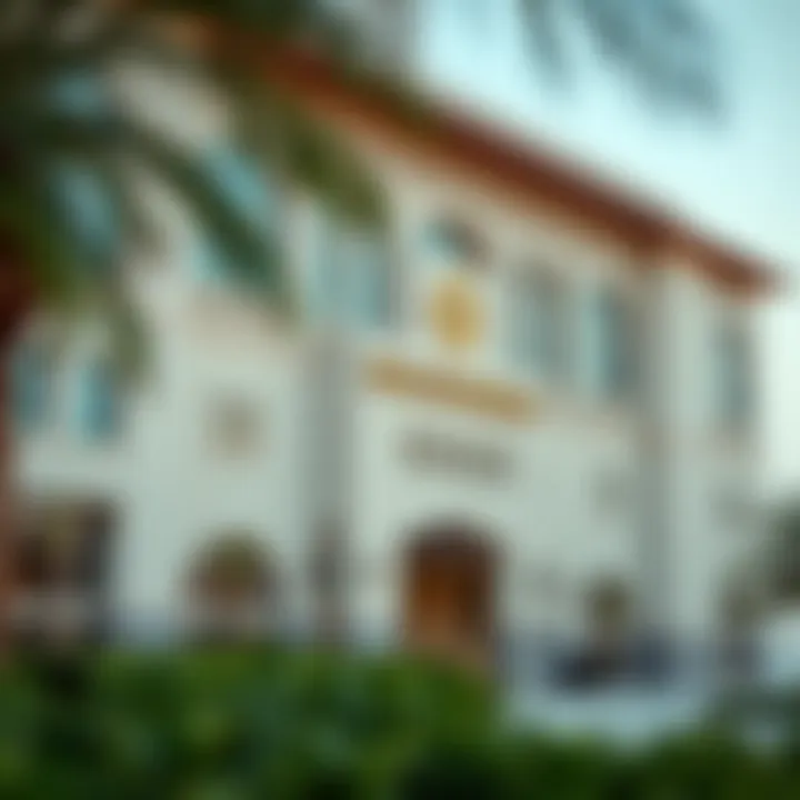 An overview of Dubai Land Department building