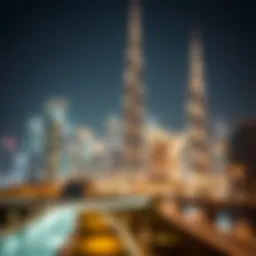 Dubai skyline showcasing modern architecture