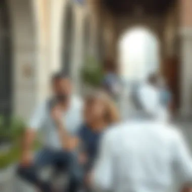 Cultural Life in Dubai for Visa Holders Family enjoying a day in Dubai's cultural district