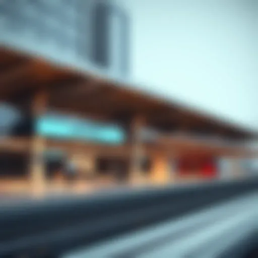 An artist's impression of the Union Train station in Dubai