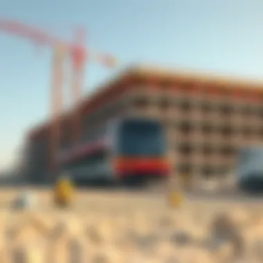 Union Train Construction Progress A close-up of construction workers at the Union Train site